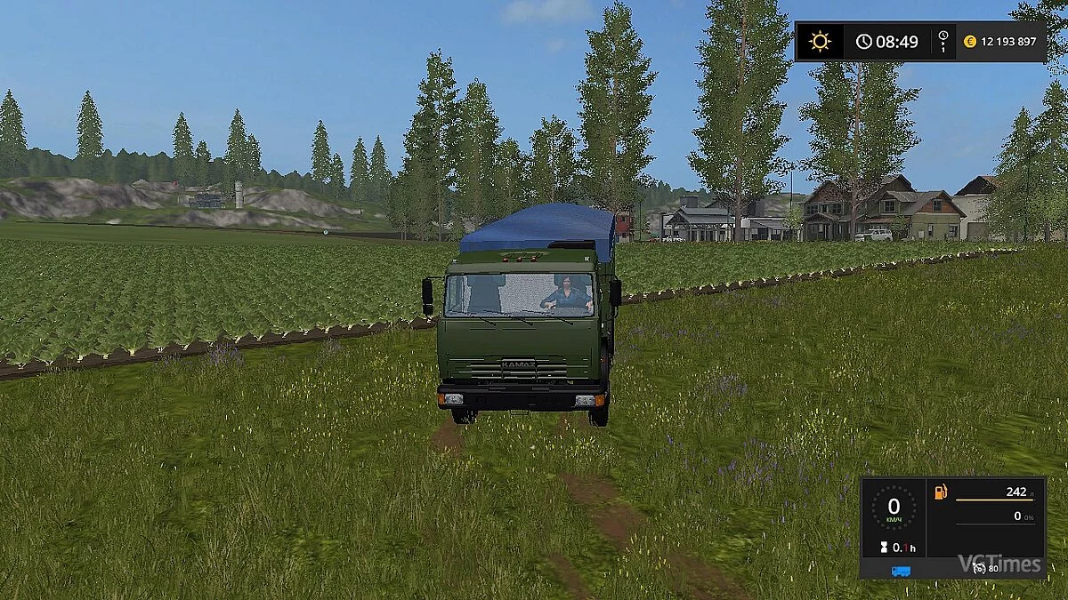 Farming Simulator 17 — Dump truck KamAZ 45143 [2.0]