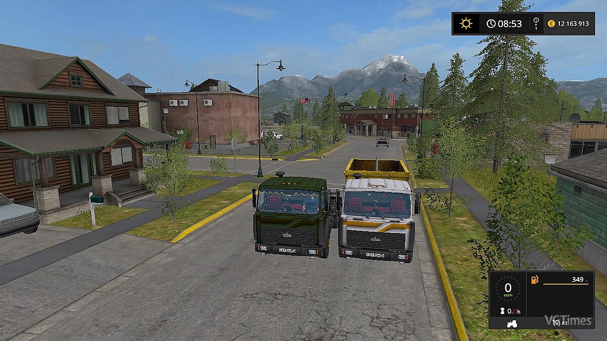 Farming Simulator 17 — Dump truck MAZ 5516X5-480-050 [1.0]