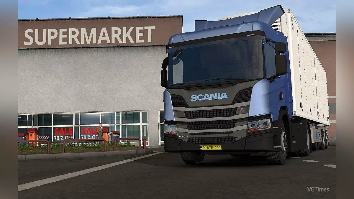 Euro Truck Simulator 2 — Шасси Scania P для стоковой Scania R 2016 NextGen