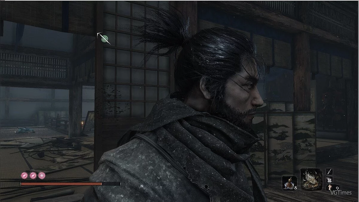 Sekiro: Shadows Die Twice — Barbanegra y pelo negro