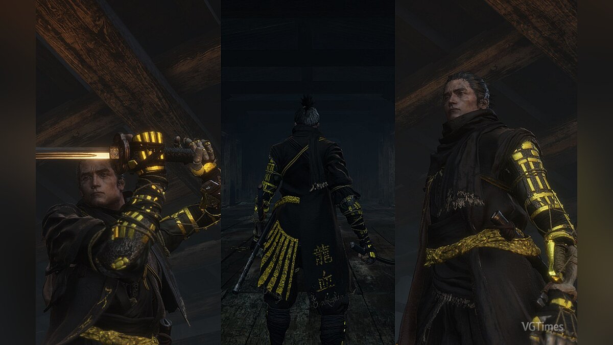 Sekiro: Shadows Die Twice — Armor "Black Gold"