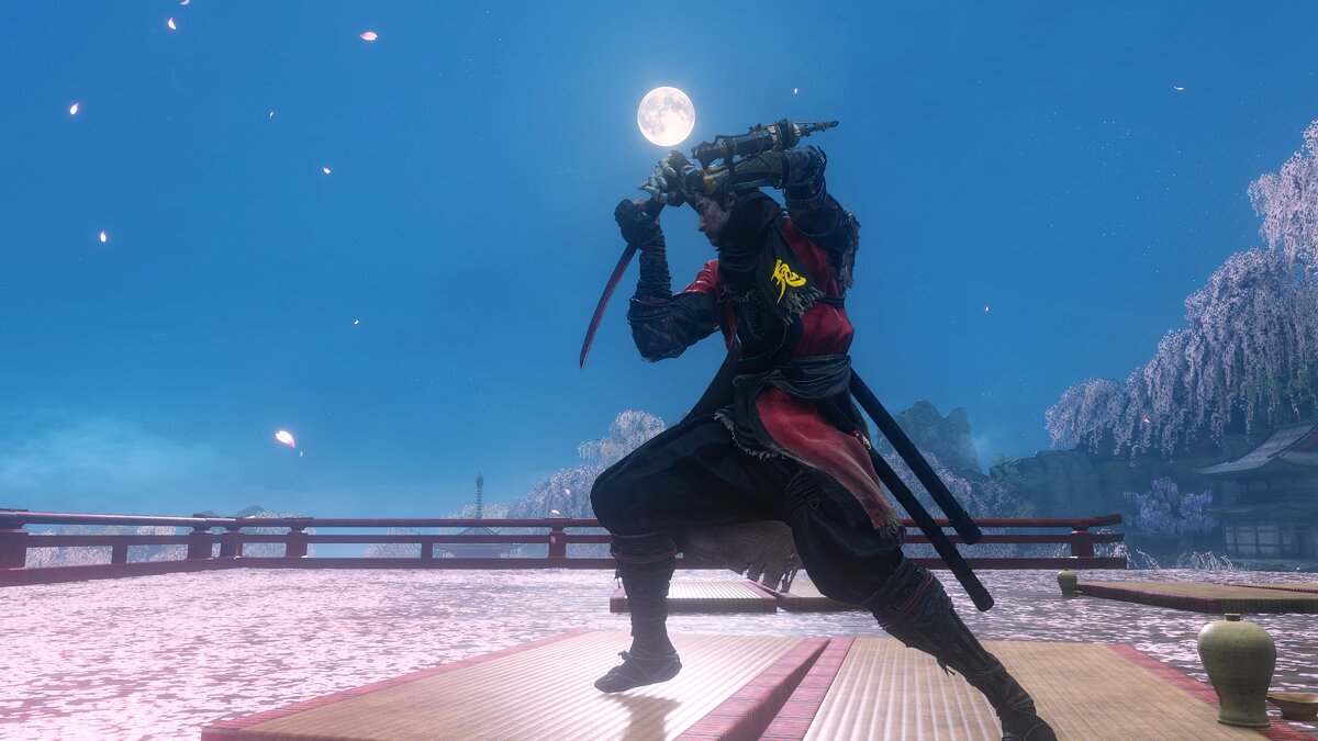 Sekiro: Shadows Die Twice — Oni and the Blood Moon - retexture katana