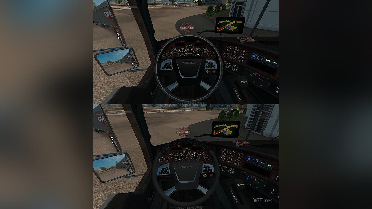 Euro Truck Simulator 2 — 2018 Cascadia steering wheels for Kenworth K200