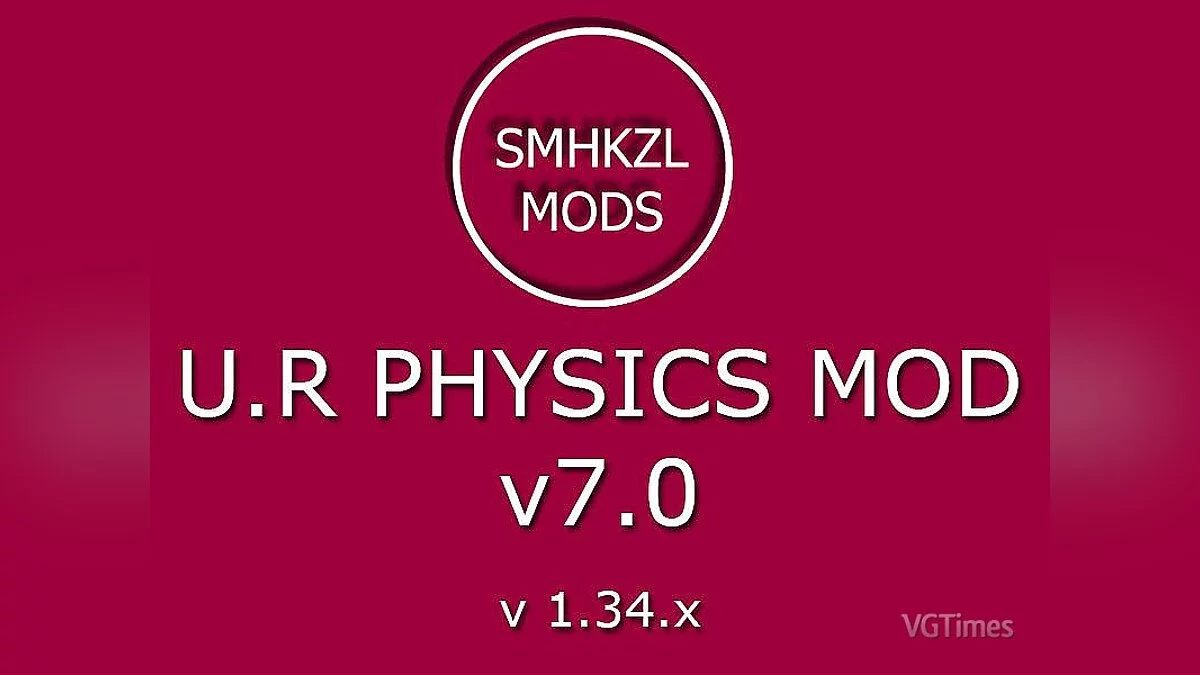 Euro Truck Simulator 2 — Reworked physics (U.R Physic Mod) [7.0] [1.34]