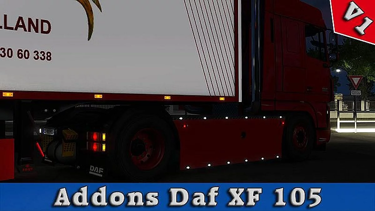 Euro Truck Simulator 2 — Ajuste adicional para DAF 105 (Addons Daf XF 105) [0.1] [1.34.x]