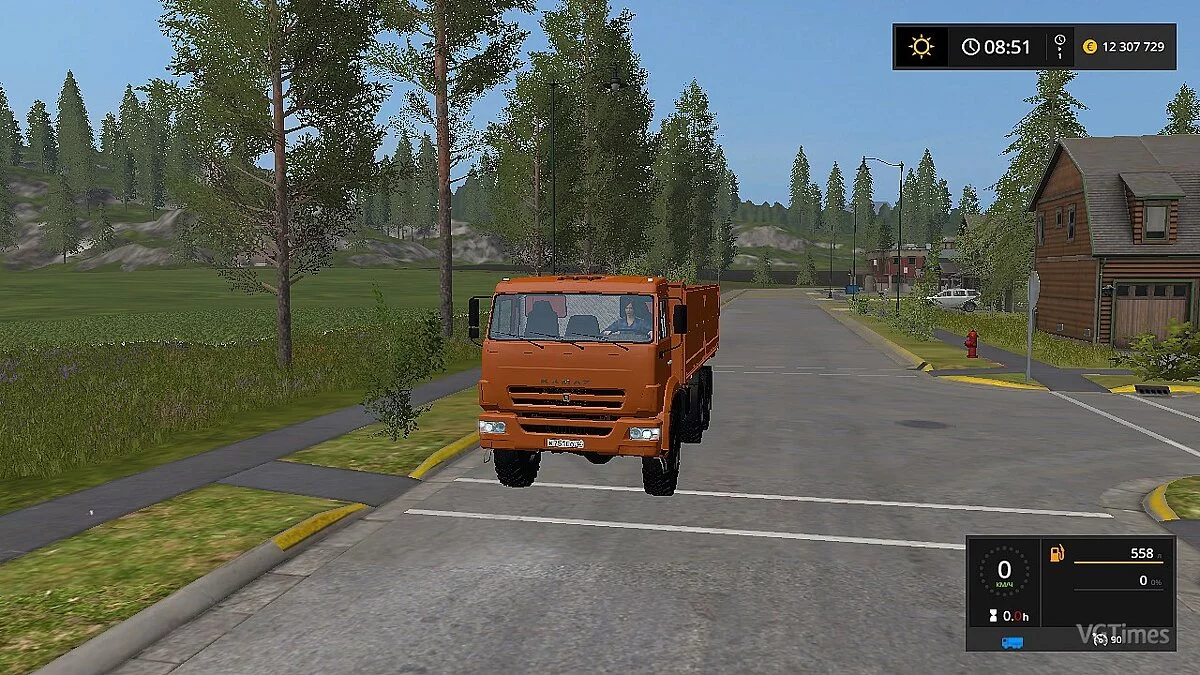 Farming Simulator 17 — Dump truck KAMAZ 68900R [1.0]