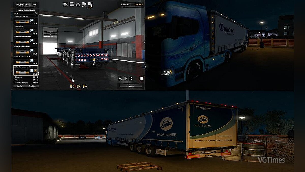 Euro Truck Simulator 2 — Accessory slots for Krone trailers (Krone Slots) [0.29]