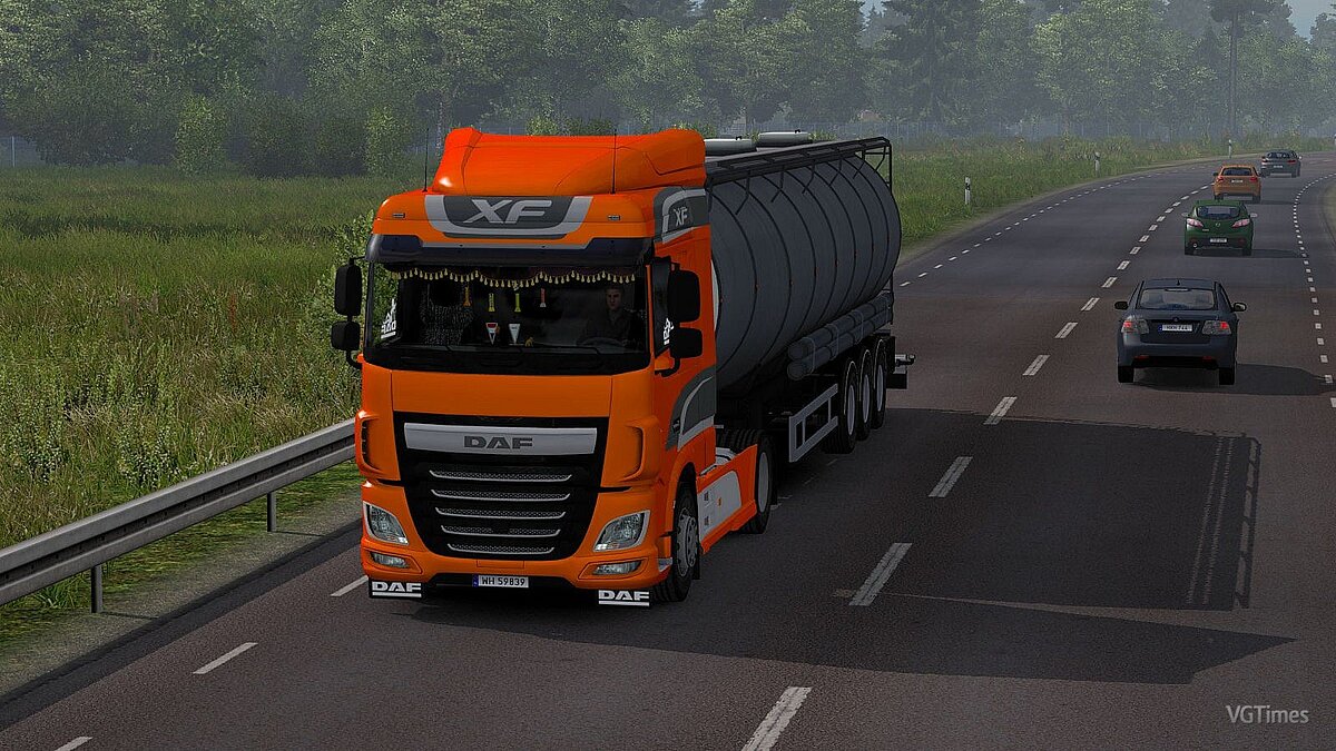 Euro Truck Simulator 2 — New tuning for the DAF XF Euro-6 tractor [2.7]