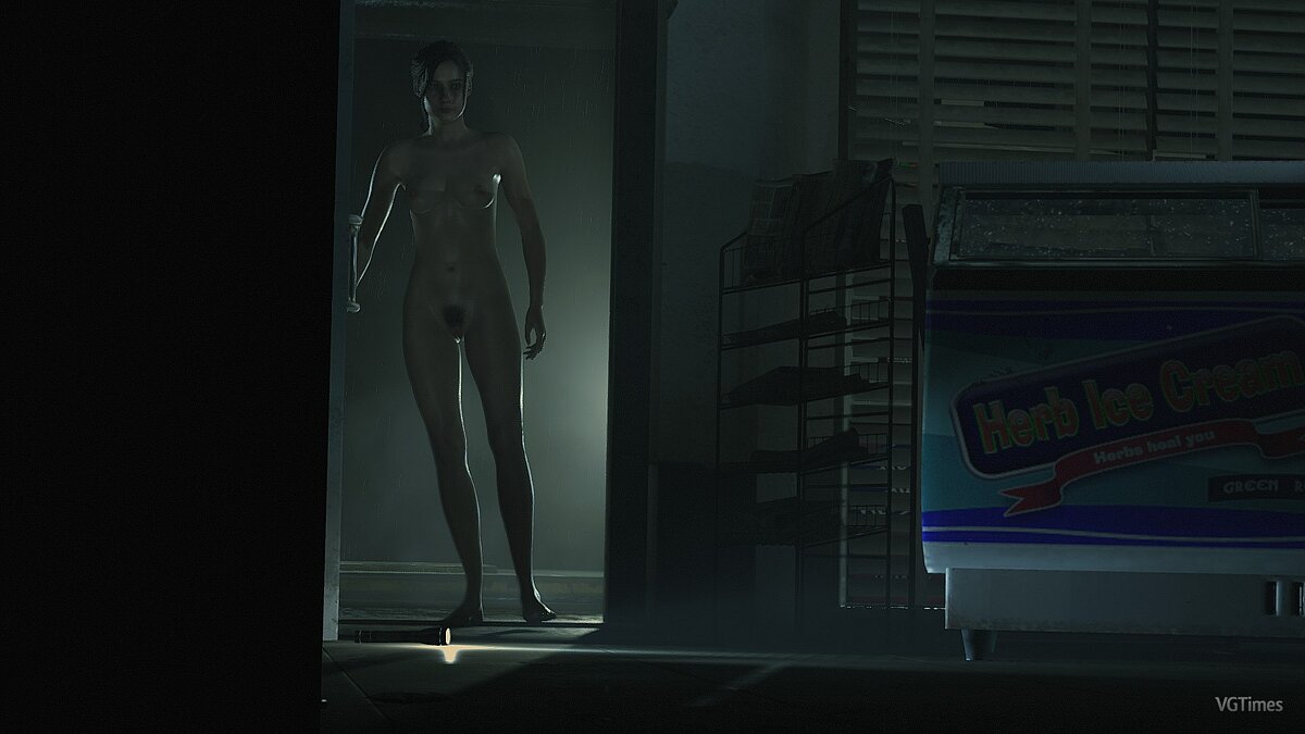 Resident Evil 2 — Naked Claire without shoes [1.0]