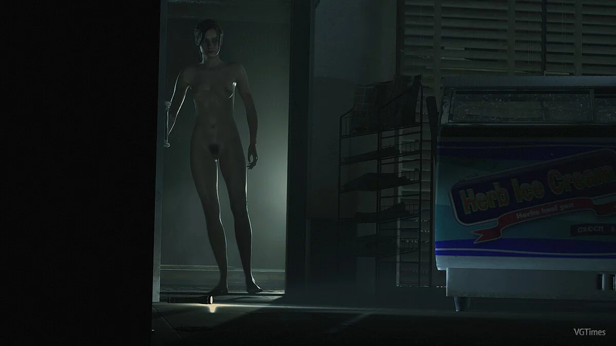 Resident Evil 2 — Naked Claire without shoes [1.0]