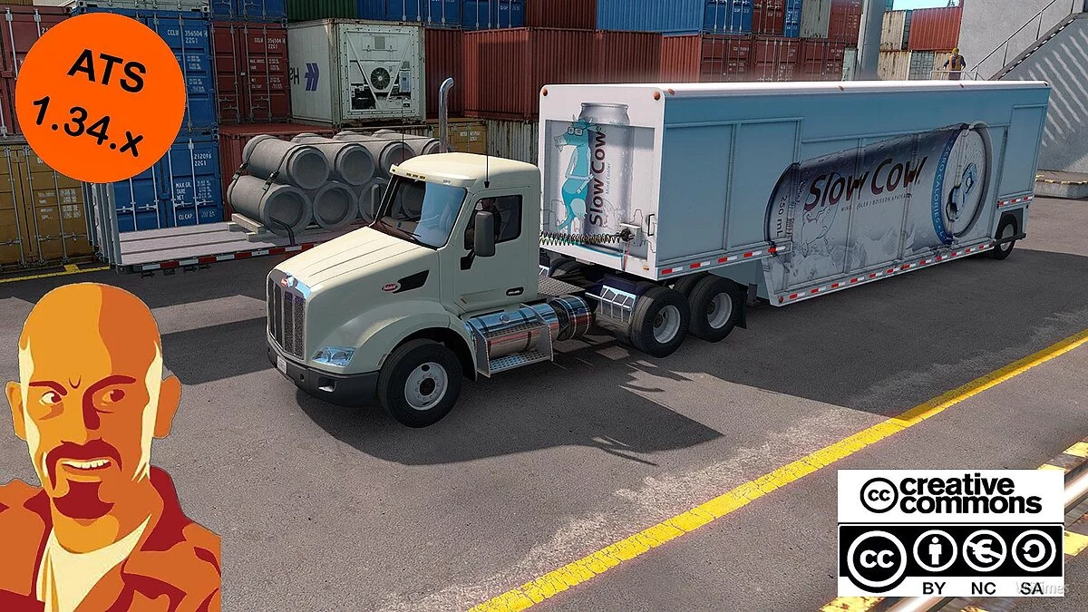 American Truck Simulator — Трейлер для напоїв