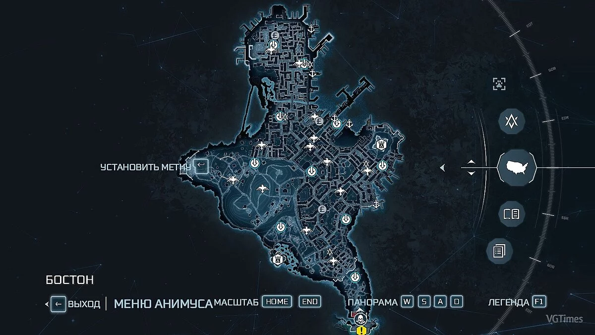 Assassin's Creed 3 — Сохранение (Фронтир, Бостон, Нью-Йорк - открыты на 100%. Начало 10 главы. Всё выполнено и собрано)