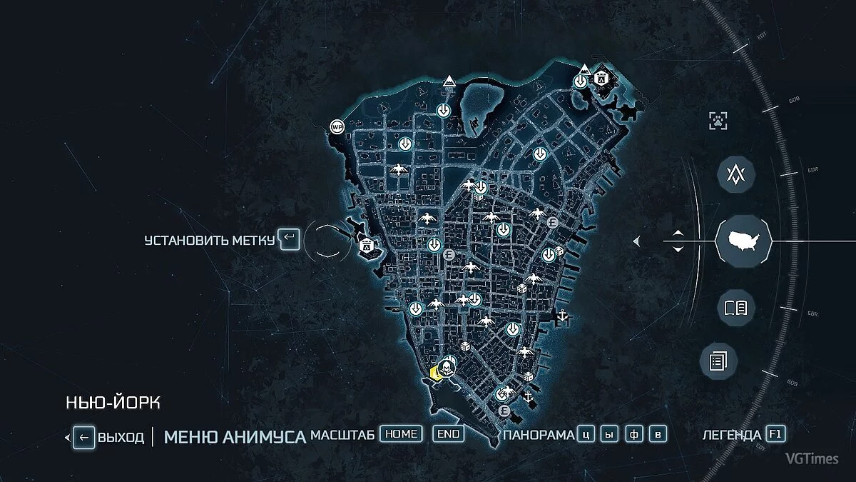 Assassin's Creed 3 — Сохранение (Фронтир, Бостон, Нью-Йорк - открыты на 100%. Начало 10 главы. Всё выполнено и собрано)
