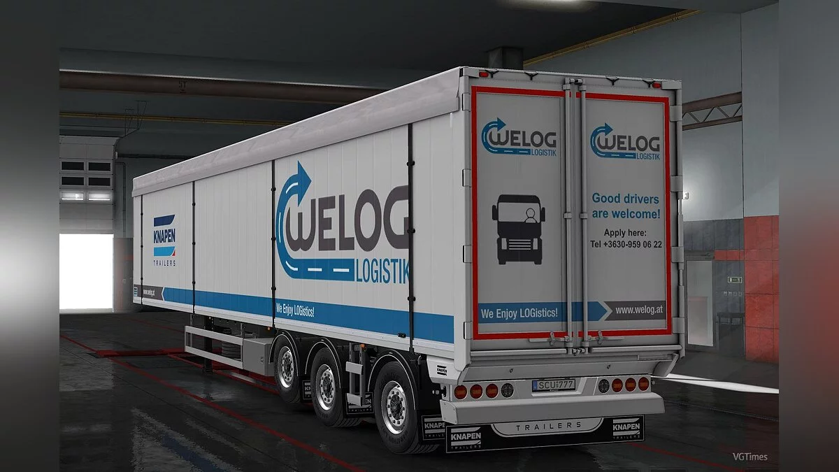 Euro Truck Simulator 2 — Пак скинов Rudis Knapen Skins v 1.0 для Knapen K100