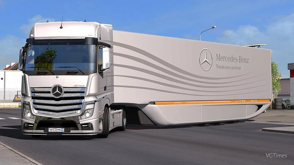 Euro Truck Simulator 2 — Remolque Mercedes AeroDynamic