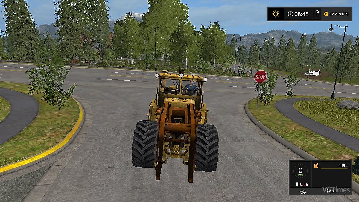 Farming Simulator 17 — Front loader K-701 PKU KIROVETS [1.0]