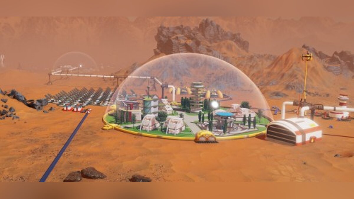 Surviving Mars — Increasing the radius of the dome to 30 cells [1.0]