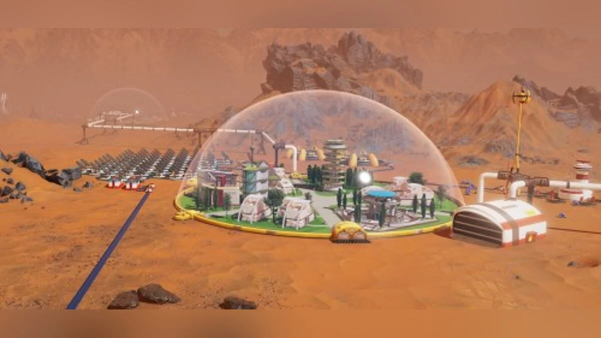 Surviving Mars — Increasing the radius of the dome to 30 cells [1.0]