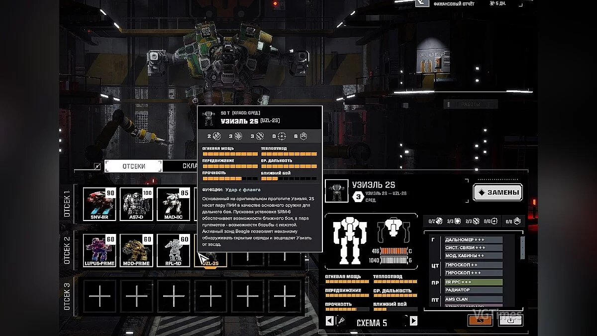 BattleTech — Сфероїдне 50-тонне середнє хутро Узіель (AKA Usiel) [1.0]