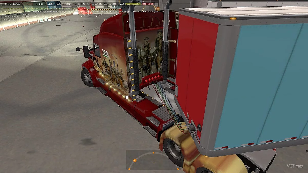 American Truck Simulator — Обновленный грузовик Peterbilt 579 [1.0] [1.34.x]