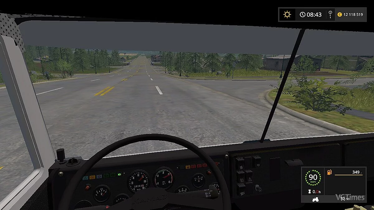 Farming Simulator 17 — Седельный тягач КАМАЗ-54115 [1.3]