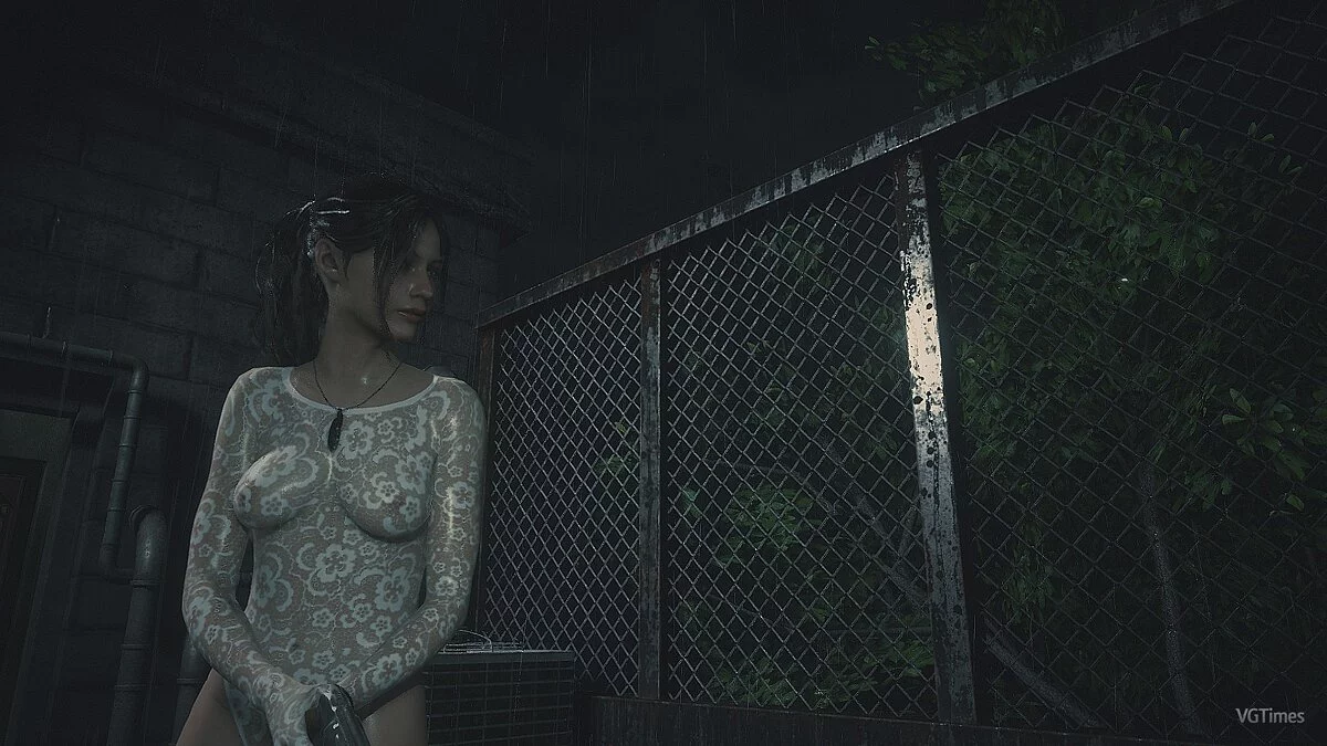 Resident Evil 2 — Голая татуированная Клэр [2.3]