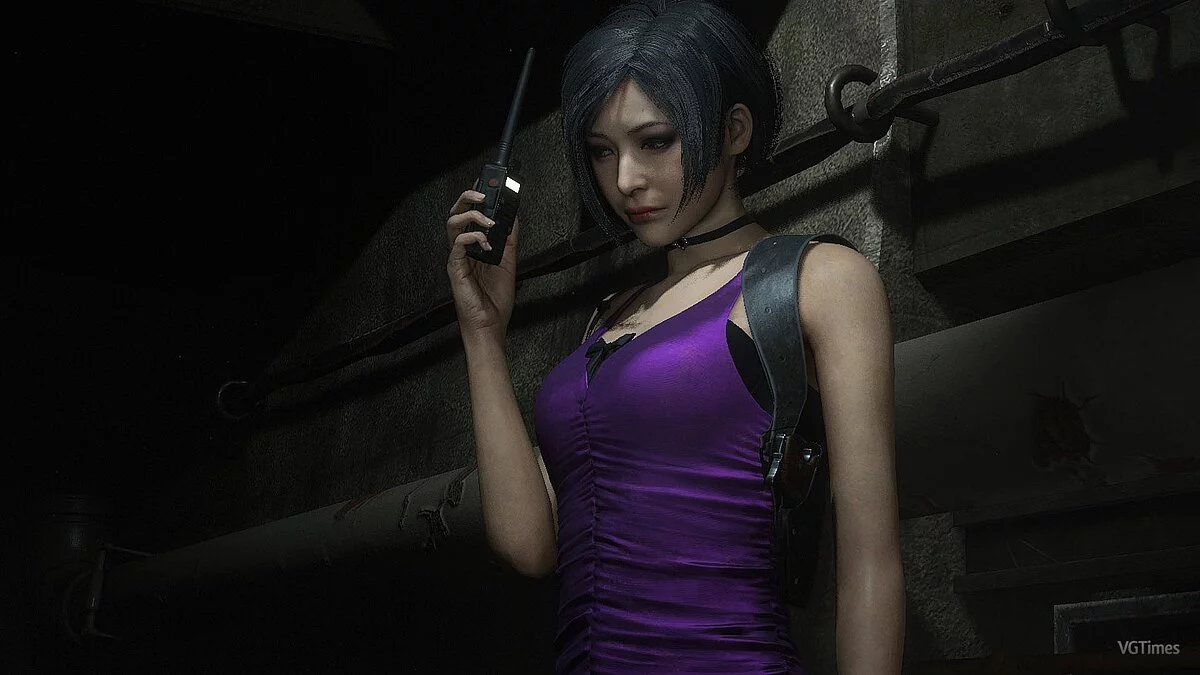 Resident Evil 2 — Фиолетово-черный костюм для Ады [1.0]