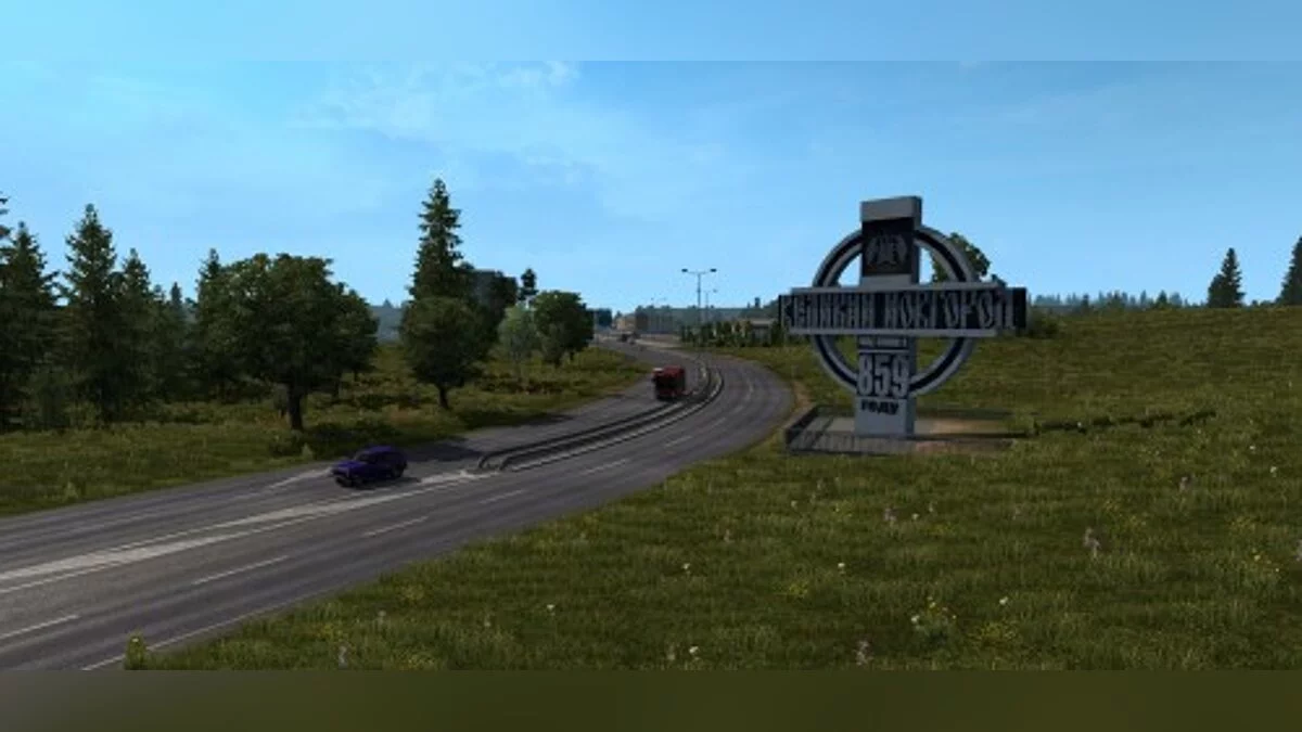 Euro Truck Simulator 2 — Фикс для карты RusMap 1.8.1 и DLC Baltic [1.0] [1.34]