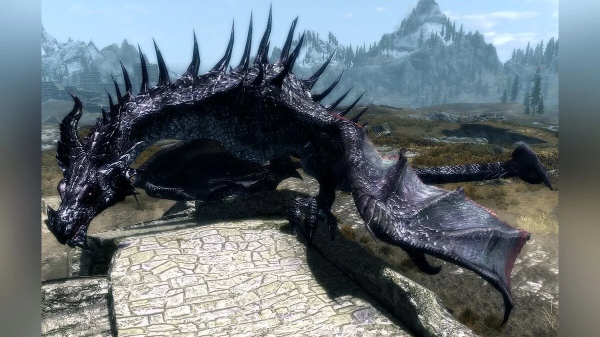 The Elder Scrolls 5: Skyrim — Новые, более могущественные драконы (Deadly Dragons) [6.4]
