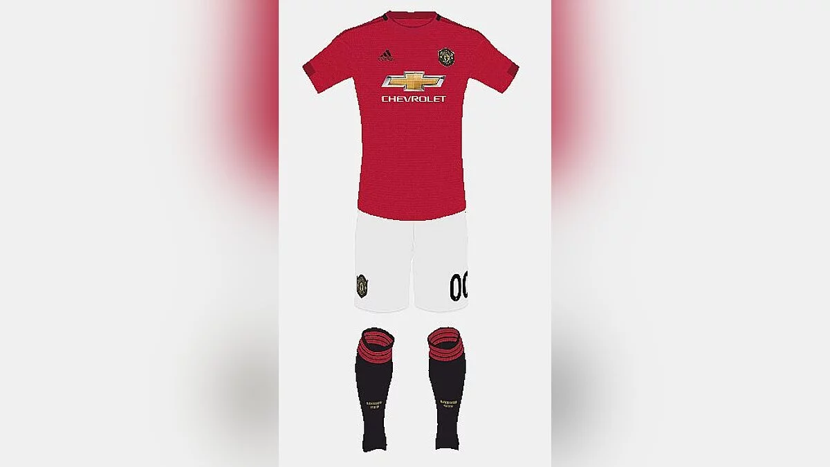 FIFA 19 — Manchester United Home Kit Season 19 & 20 (FC Barcelona Home 19/20) [1.0]