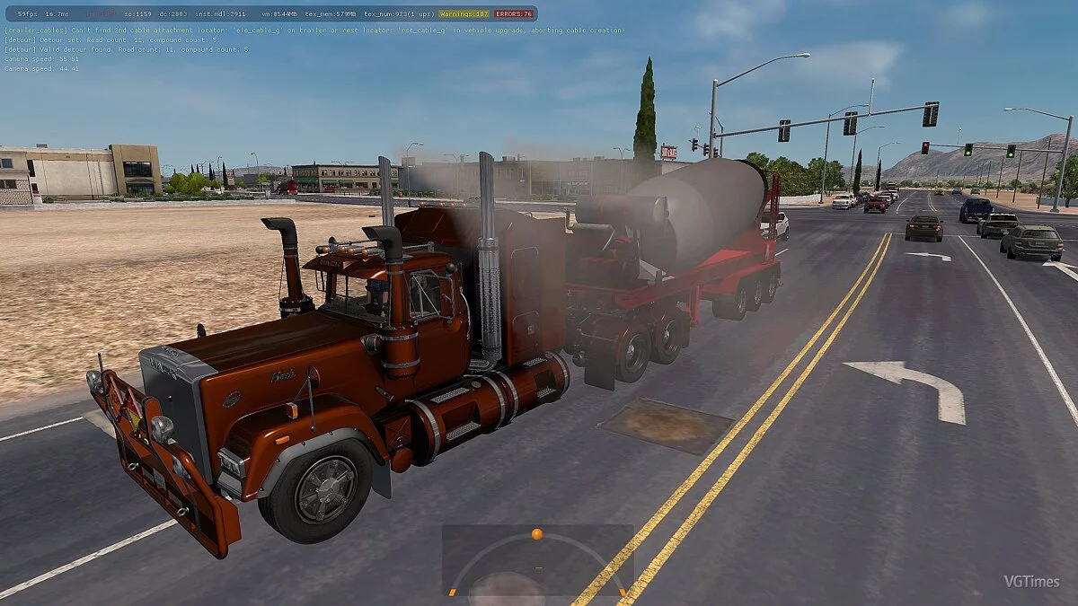 American Truck Simulator — 3 large concrete mixers