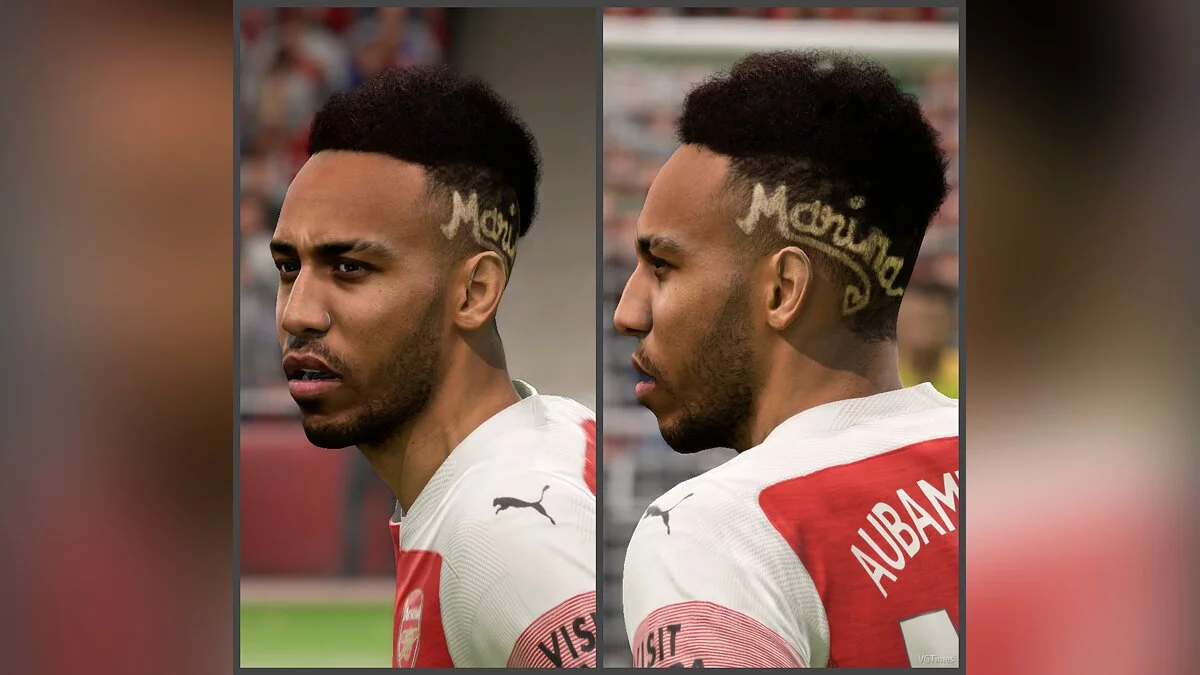 FIFA 19 — Aubameyang's new face