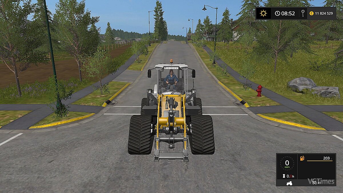 Farming Simulator 17 — LIEBHERR L538 TRACKED LOADER V1.0