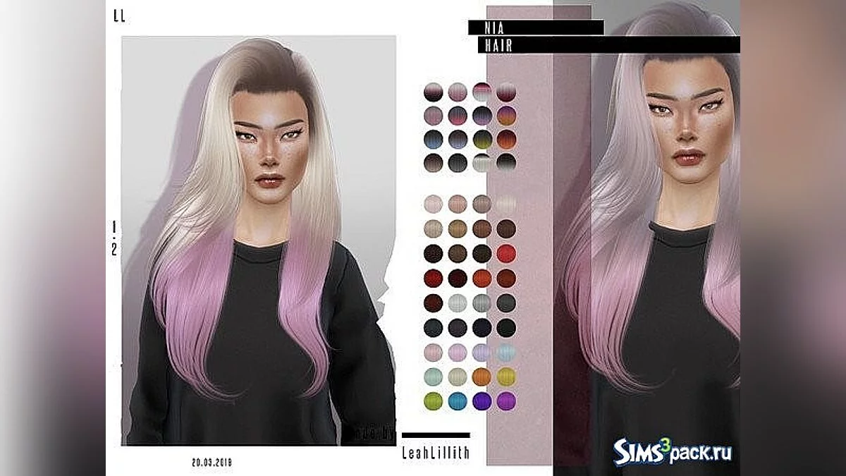 The Sims 4 — Hairstyle Nia