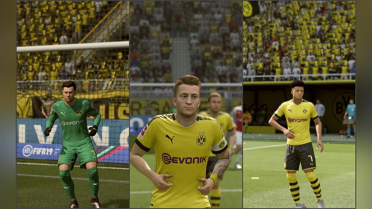 FIFA 19 — Borussia Dortmund Home and Goalkeeper Kit [1.0]