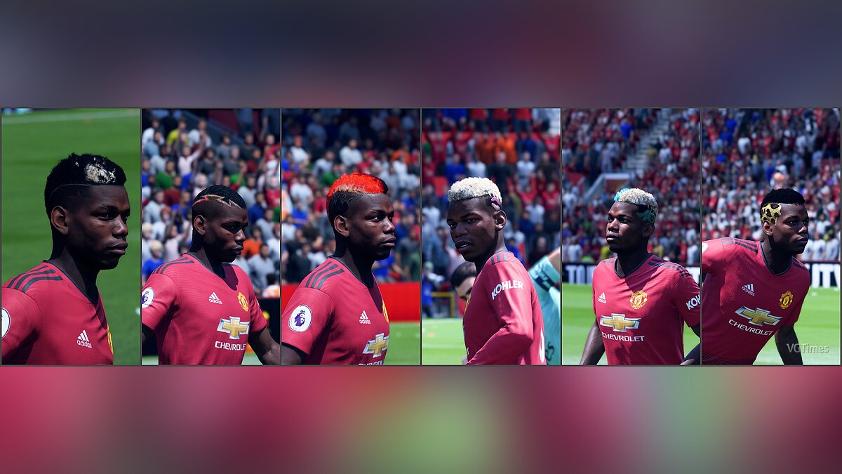 FIFA 19 — Six new hairstyles for Pogba [1.0]