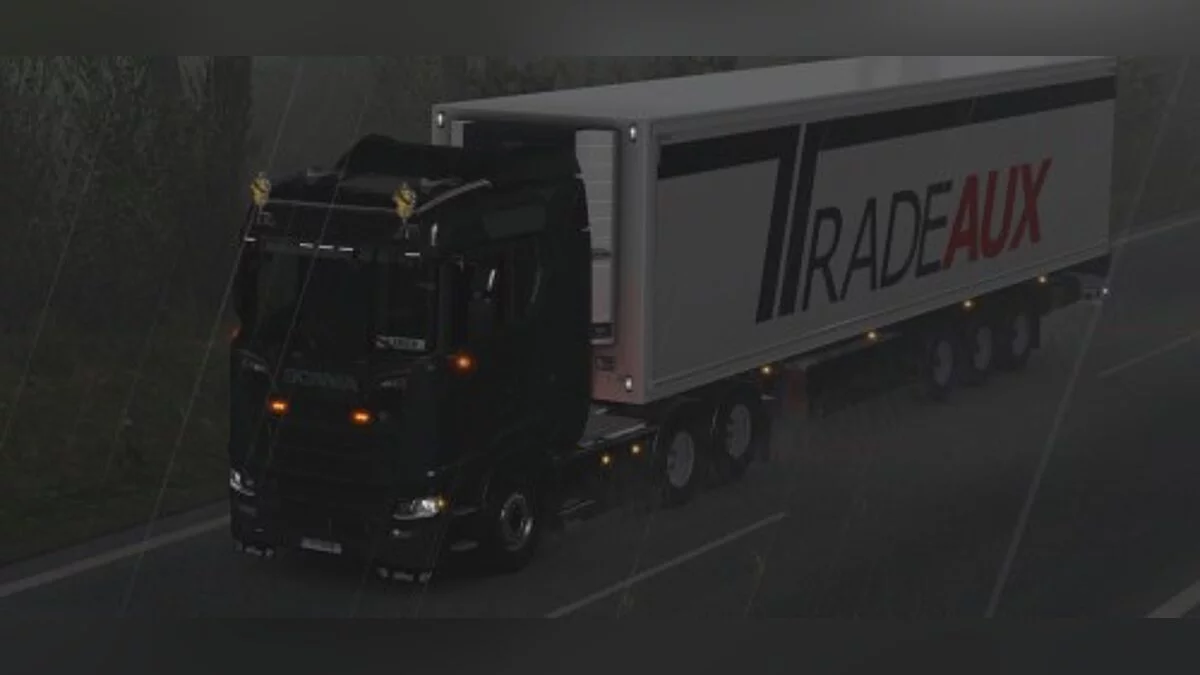 Euro Truck Simulator 2 — Більш реалістичний дощ [2.0] [1.35]