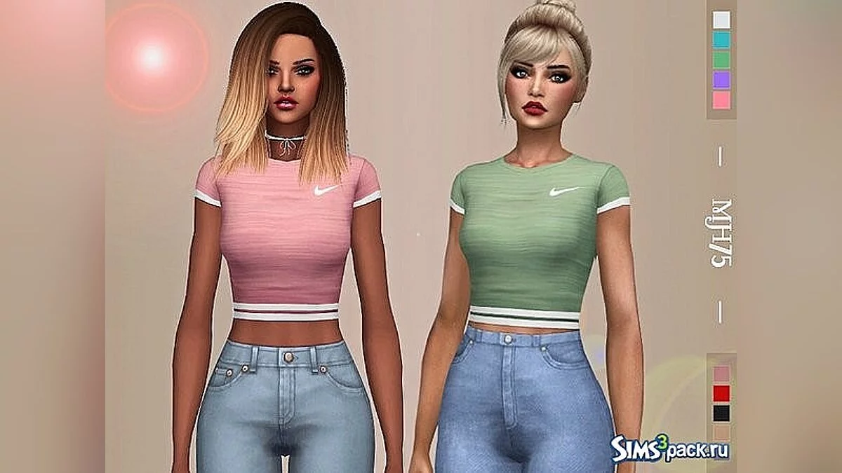 The Sims 4 — Camiseta Nike de Margeh-75 [1.0]