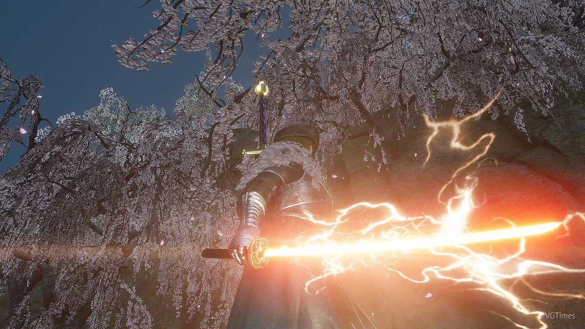 Sekiro: Shadows Die Twice — Red-hot katana