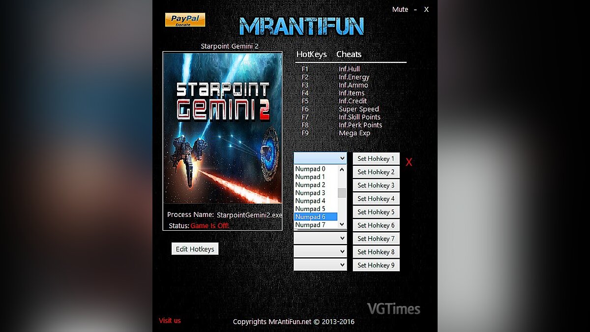 Starpoint Gemini 2 — Trainer (+8) [3.0.0.0.1] [MrAntiFun]