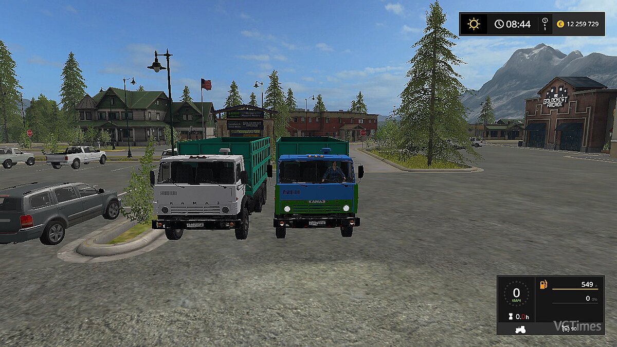 Farming Simulator 17 — Vehicle KAMAZ 55102 [2.0]