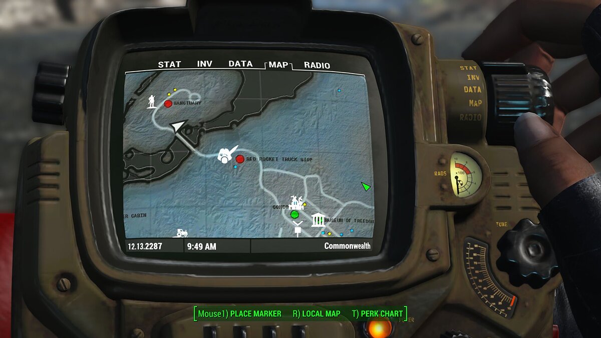 Fallout 4 — New map for Pip-Boy [1.0]