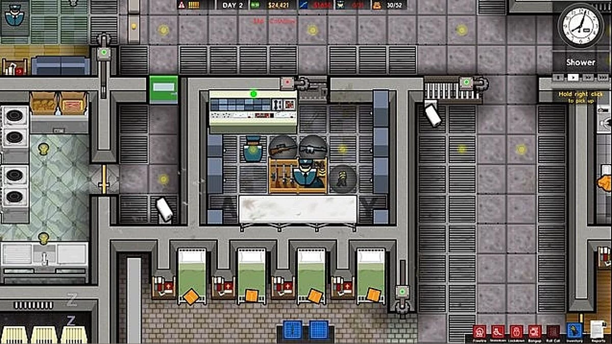 Prison Architect — Грати за співробітників