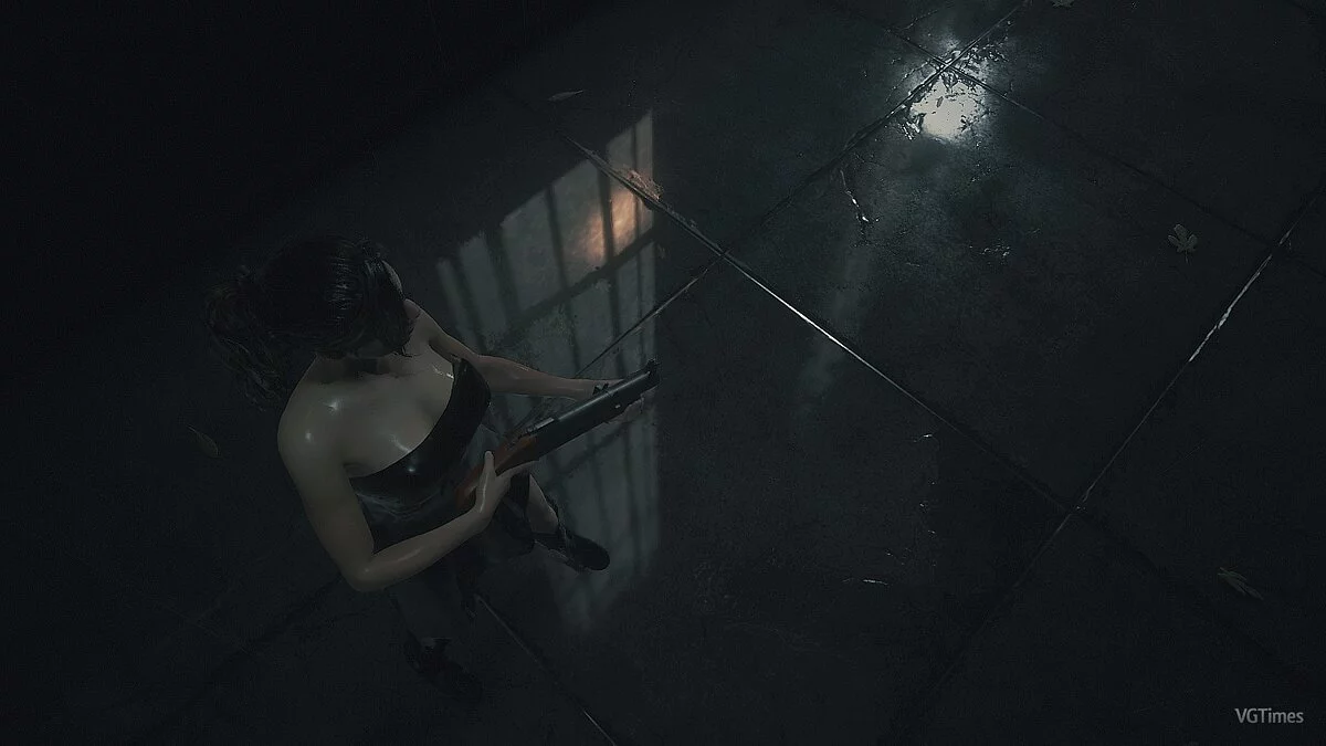 Resident Evil 2 — Чёрное кожаное платье для Клэр