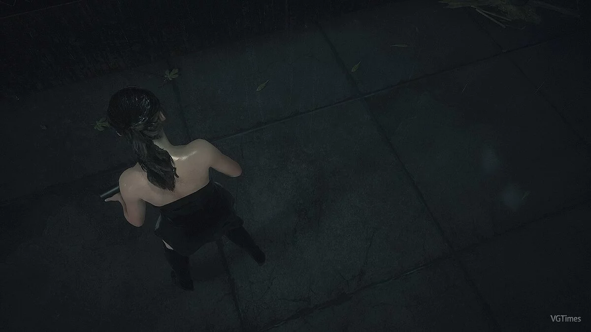 Resident Evil 2 — Чёрное кожаное платье для Клэр