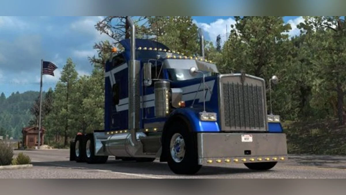 American Truck Simulator — Автомобіль GTM Kenworth W900B [1.35] [25.05.2019]