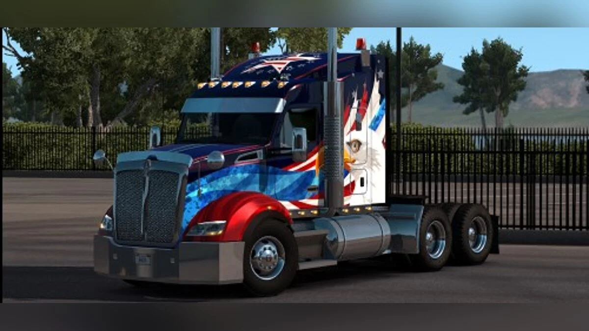 American Truck Simulator — Автомобіль GTM Kenworth T610 [1.35] [27.05.2019]