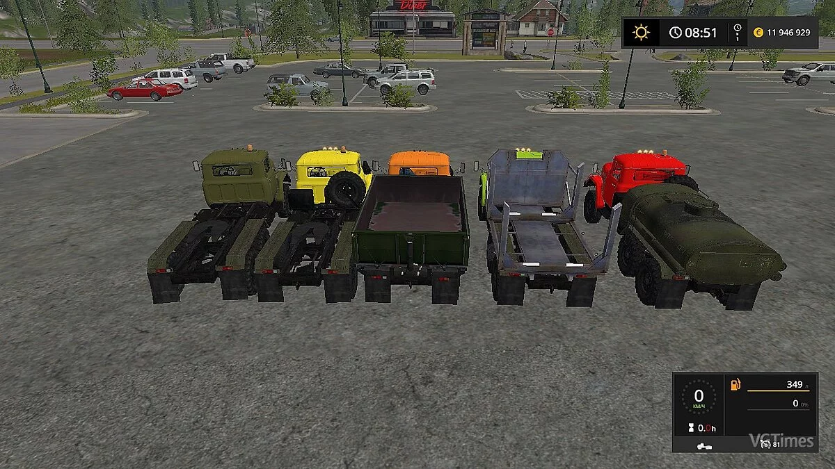 Farming Simulator 17 — ПАК грузовиков ЗИЛ-131