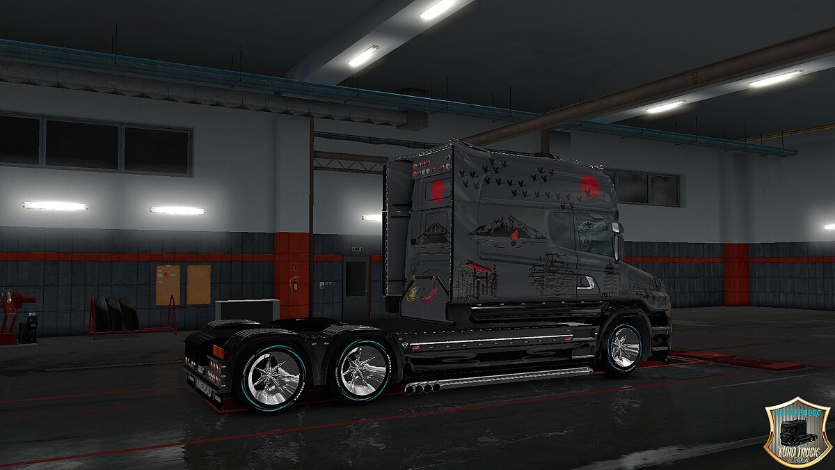 Euro Truck Simulator 2 — Skin “Japanese Style” for Scania T Longline