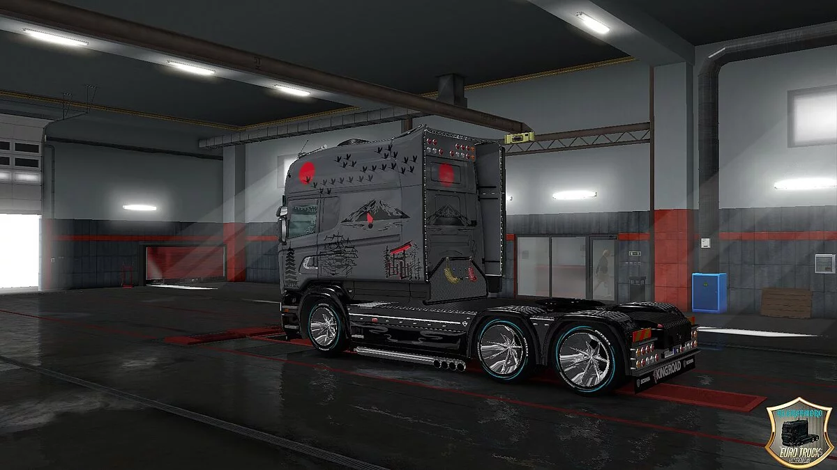 Euro Truck Simulator 2 — Skin “estilo japonés” para Scania RS Longline